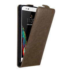 Cadorabo DE-121398 mobile phone case 13.5 cm (5.3") Flip case Brown
