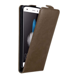 Cadorabo DE-121443 mobile phone case 12.7 cm (5") Flip case Brown