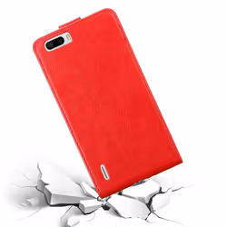 Cadorabo DE-121495 mobile phone case 14 cm (5.5") Flip case Red