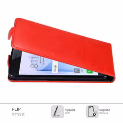 Cadorabo DE-121501 mobile phone case 13.2 cm (5.2") Flip case Red