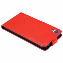 Cadorabo DE-121522 mobile phone case 14 cm (5.5") Flip case Red