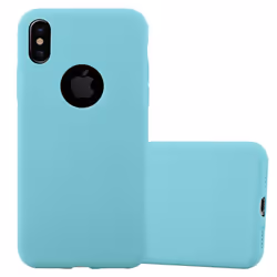 Cadorabo Case for Apple iPhone XS MAX case cover - CANDY BLUE