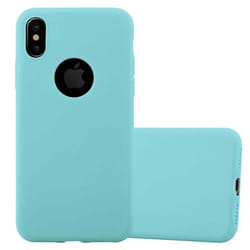 Cadorabo Case for Apple iPhone XS MAX case cover - CANDY BLUE