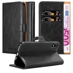 Cadorabo DE-121730 mobile phone case 16.4 cm (6.46") Flip case Black