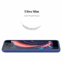 Cadorabo Case for HTC Desire 10 PRO case cover - FROST DARK BLUE