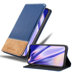 Cadorabo Case for Apple iPhone XS MAX case cover - DARK BLUE BROWN