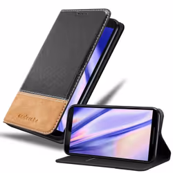 Cadorabo Case for Motorola NEXUS 6 case cover - BLACK BROWN