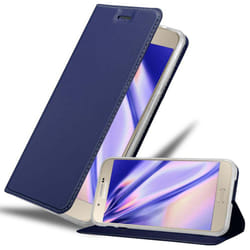 Cadorabo Case for Samsung Galaxy A8 2015 case cover - CLASSY DARK BLUE