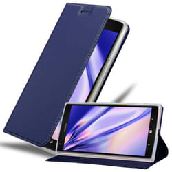 Cadorabo Case for Nokia Lumia 1520 case cover - CLASSY DARK BLUE