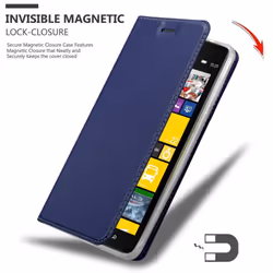 Cadorabo Case for Nokia Lumia 1520 case cover - CLASSY DARK BLUE