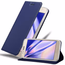 Cadorabo Case for Motorola MOTO G5S PLUS case cover - CLASSY DARK BLUE