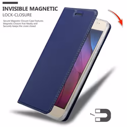 Cadorabo Case for Motorola MOTO G5S PLUS case cover - CLASSY DARK BLUE
