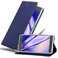 Cadorabo Case for Sony Xperia XA case cover - CLASSY DARK BLUE