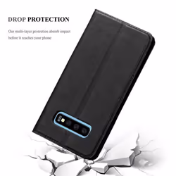 Cadorabo Case for Samsung Galaxy S10 PLUS case cover - NIGHT BLACK