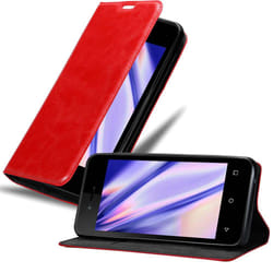 Cadorabo DE-122527 mobile phone case 10.2 cm (4") Flip case Red