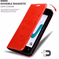 Cadorabo DE-122527 mobile phone case 10.2 cm (4") Flip case Red