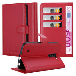 Cadorabo DE-122845 mobile phone case 13.5 cm (5.3") Flip case Red
