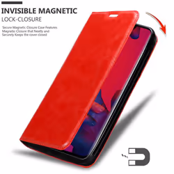 Cadorabo DE-123130 mobile phone case 16.2 cm (6.39") Flip case Red
