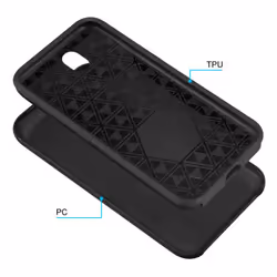 Cadorabo Case for Samsung Galaxy J5 2017 / J5 PRO Cover Protection TPU Silicone Tough Heavy Duty Shockproof - DAHLIEN SCHWARZ, Samsung Galaxy J5 2017