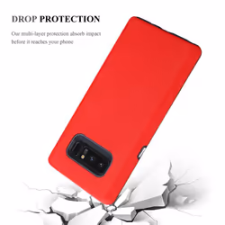 Cadorabo Case for Samsung Galaxy NOTE 8 Cover Protection TPU Silicone Tough Heavy Duty Shockproof Back Case