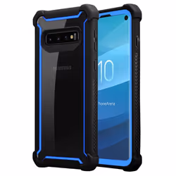 Cadorabo Hybrid Case for Samsung Galaxy S10 case cover - BLUE BLACK