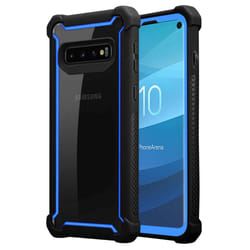 Cadorabo Hybrid Case for Samsung Galaxy S10 case cover - BLUE BLACK