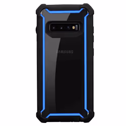 Cadorabo Hybrid Case for Samsung Galaxy S10 case cover - BLUE BLACK