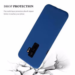 Cadorabo Case for Samsung Galaxy S9 PLUS Cover Protection TPU Silicone Tough Heavy Duty Gel Shockproof Hard Case - DARK BLUE