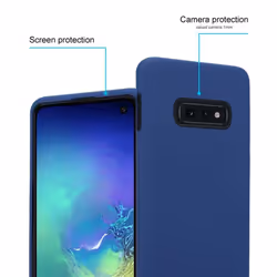 Cadorabo Hybrid Case for Samsung Galaxy S10 case cover - DARK BLUE