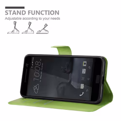 Cadorabo DE-123656 mobile phone case 13.2 cm (5.2") Flip case Green