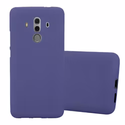 Cadorabo Case for Huawei MATE 10 PRO Cover Matt Protection TPU Silicone Gel Back Case - FROST DARK BLUE