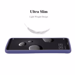 Cadorabo Case for Huawei MATE 10 PRO Cover Matt Protection TPU Silicone Gel Back Case - FROST DARK BLUE