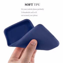 Cadorabo Case for Huawei MATE 10 PRO Cover Matt Protection TPU Silicone Gel Back Case - FROST DARK BLUE