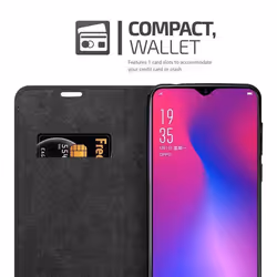 Cadorabo DE-124404 mobile phone case 16.3 cm (6.4") Flip case Black