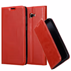 Cadorabo DE-124477, Flip case, Samsung, Galaxy J4 PLUS / J4 PRIME / J4 CORE, 15.2 cm (6"), Red