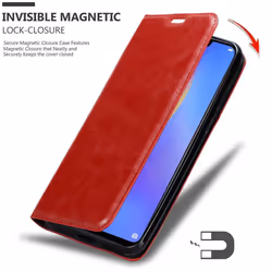 Cadorabo DE-124477 mobile phone case 15.2 cm (6") Flip case Red