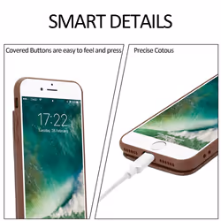 Cadorabo DE-124771 mobile phone case 14 cm (5.5") Cover Brown