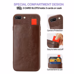 Cadorabo DE-124771 mobile phone case 14 cm (5.5") Cover Brown