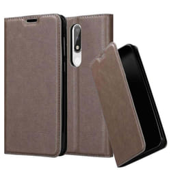 Cadorabo DE-124877 mobile phone case 14.9 cm (5.86") Flip case Brown