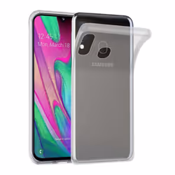 Cadorabo Case for Samsung Galaxy A40 Cover Transparent Protection TPU Silicone Gel