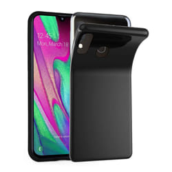 Cadorabo Case for Samsung Galaxy A40 Cover Transparent Protection TPU Silicone Gel