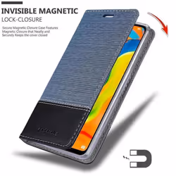 Cadorabo Case for Huawei P30 LITE case cover - DARK BLUE BLACK