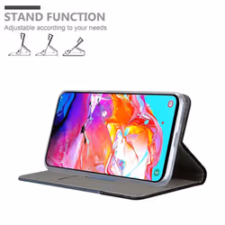Cadorabo Case for Samsung Galaxy A70 case cover - DARK BLUE BLACK
