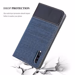 Cadorabo Case for Samsung Galaxy A70 case cover - DARK BLUE BLACK