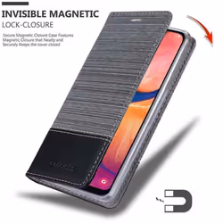 Cadorabo Case for Samsung Galaxy A20e case cover - GREY BLACK