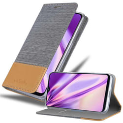 Cadorabo Case for Samsung Galaxy A20e case cover - LIGHT GREY BROWN