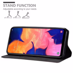 Cadorabo Case for Samsung Galaxy A10 / M10 Cover Book Wallet Protection PU Leather Flip Magnetic Etui - COFFEE BROWN