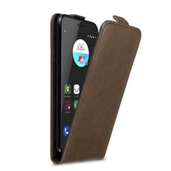Cadorabo DE-125798 mobile phone case 13.2 cm (5.2") Flip case Brown
