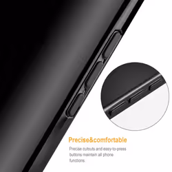 Cadorabo Case for Samsung Galaxy A10 / M10 Cover Transparent Protection TPU Silicone Gel - BLACK