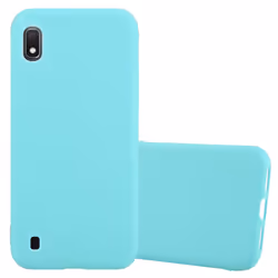 Cadorabo Case for Samsung Galaxy A10 / M10 Cover Protection TPU Silicone Gel Back case - CANDY BLUE